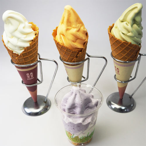 美並特産 ソフトクリーム 写真
